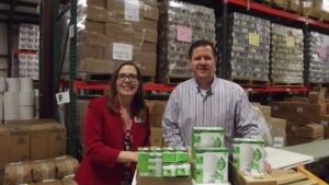 CFL Donation to Prodisee Pantry
